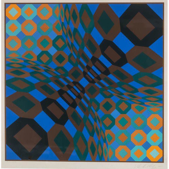 Victor Vasarely | Victor Vasarely „So-lo”, 1973 r.
