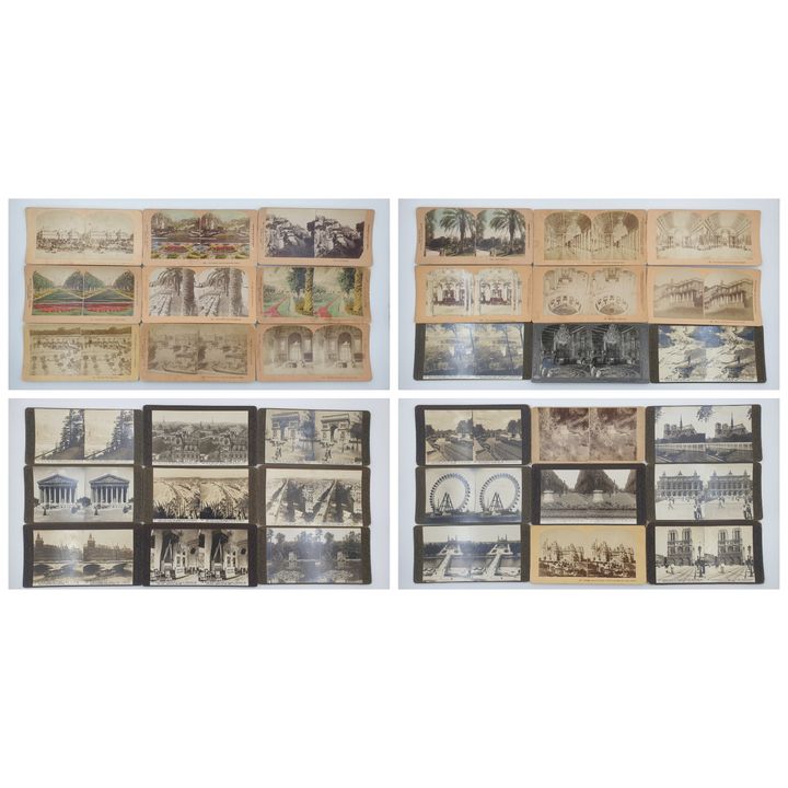 Stereograph Cards - France (x36)