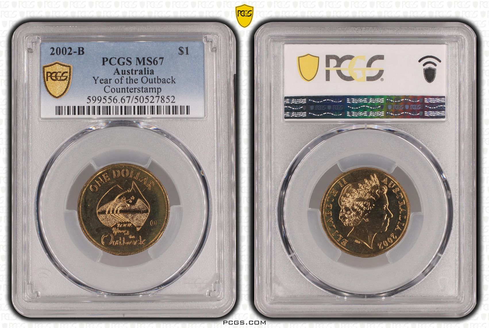 Year of the Outback, One Dollar, 2002-B, PCGS MS67