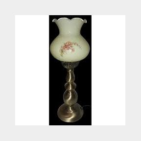 Litex Lamps Shaped Table Lamp with Decorative Glass - Tl4027 abr/bc-(SHADE NOT INCLUDED)-51732/2603 B2 (S1)