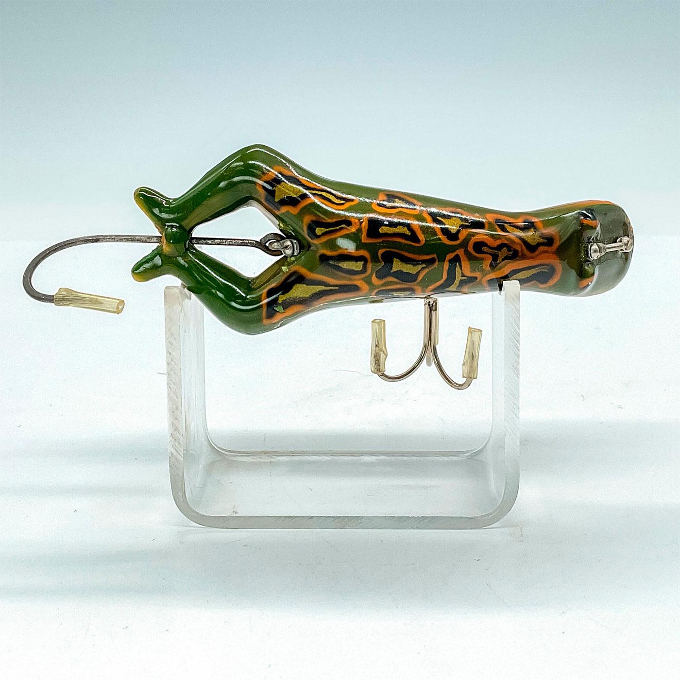 Sold at Auction: Early Heddon Luny Frog Open Leg Fishing Lure