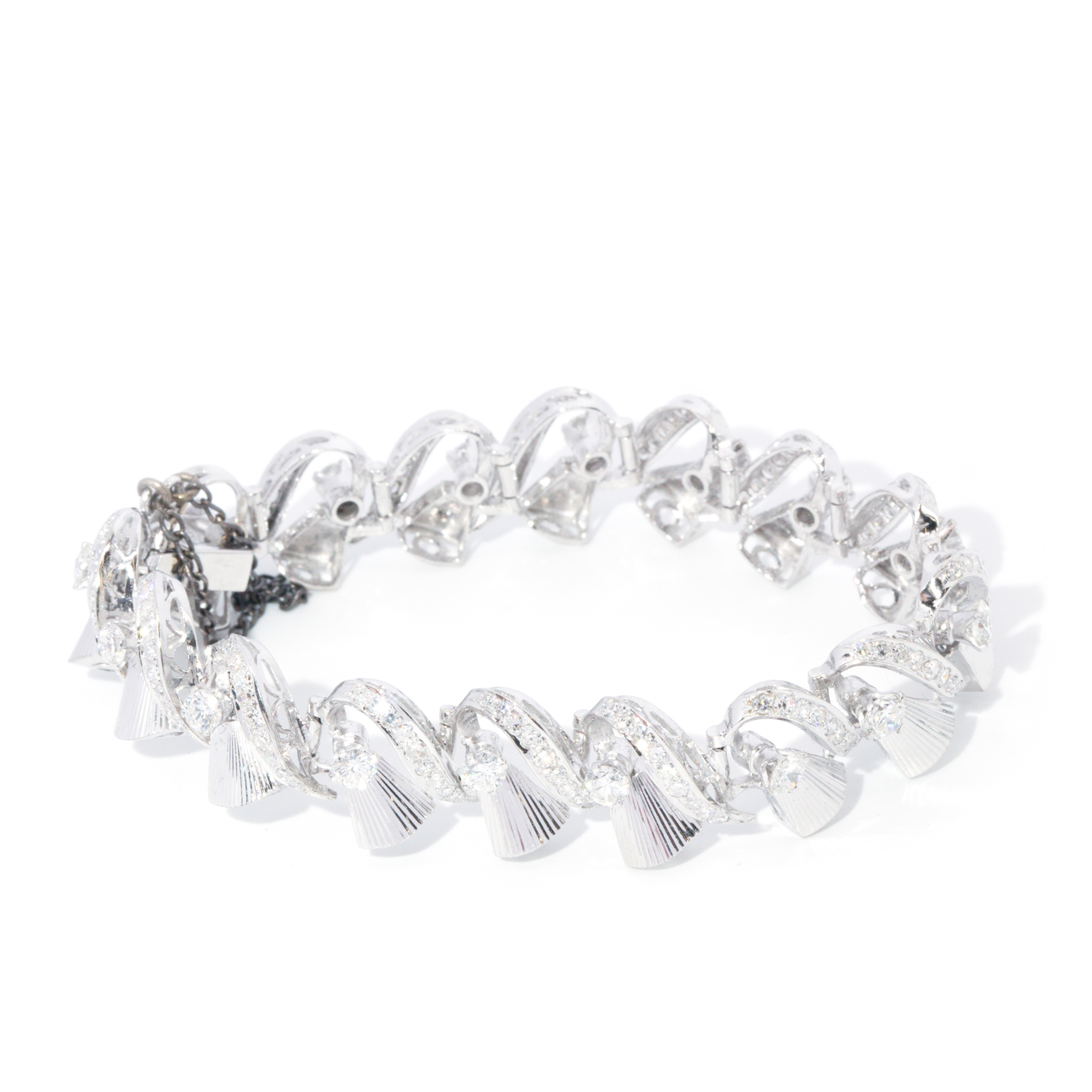 3.8 Carat Diamond 18ct Gold Bracelet