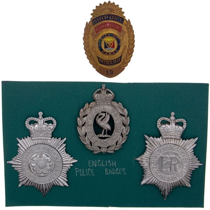 Great Britain, Police Badges, 1960s,