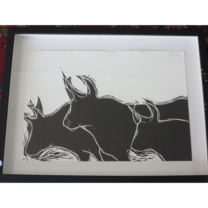 GABISILE NKOSI - LINOCUT - INGXOXO