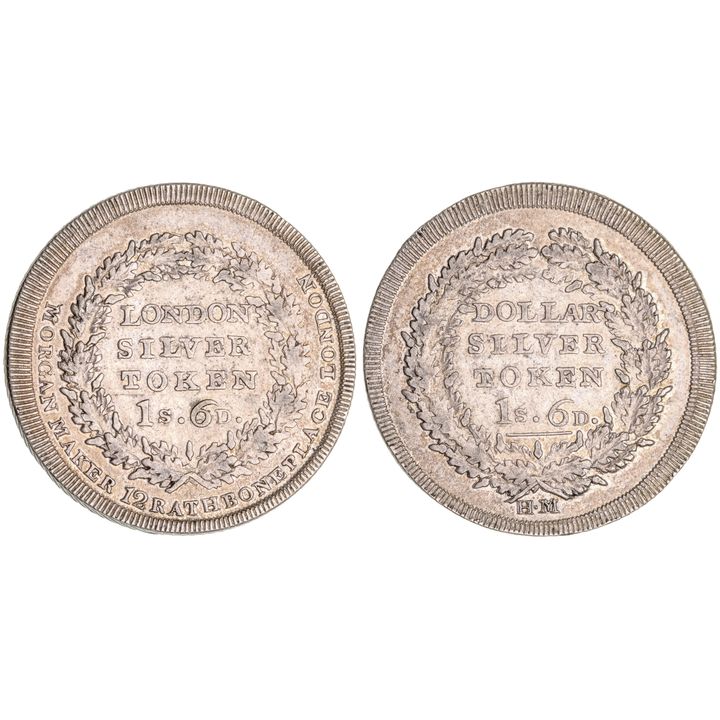 Great Britain, London, Shilling & Sixpence, 1811, EF