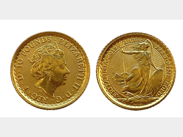 2019 ELIZABETH 1/10TH GOLD 10 POUND BRITANNIA