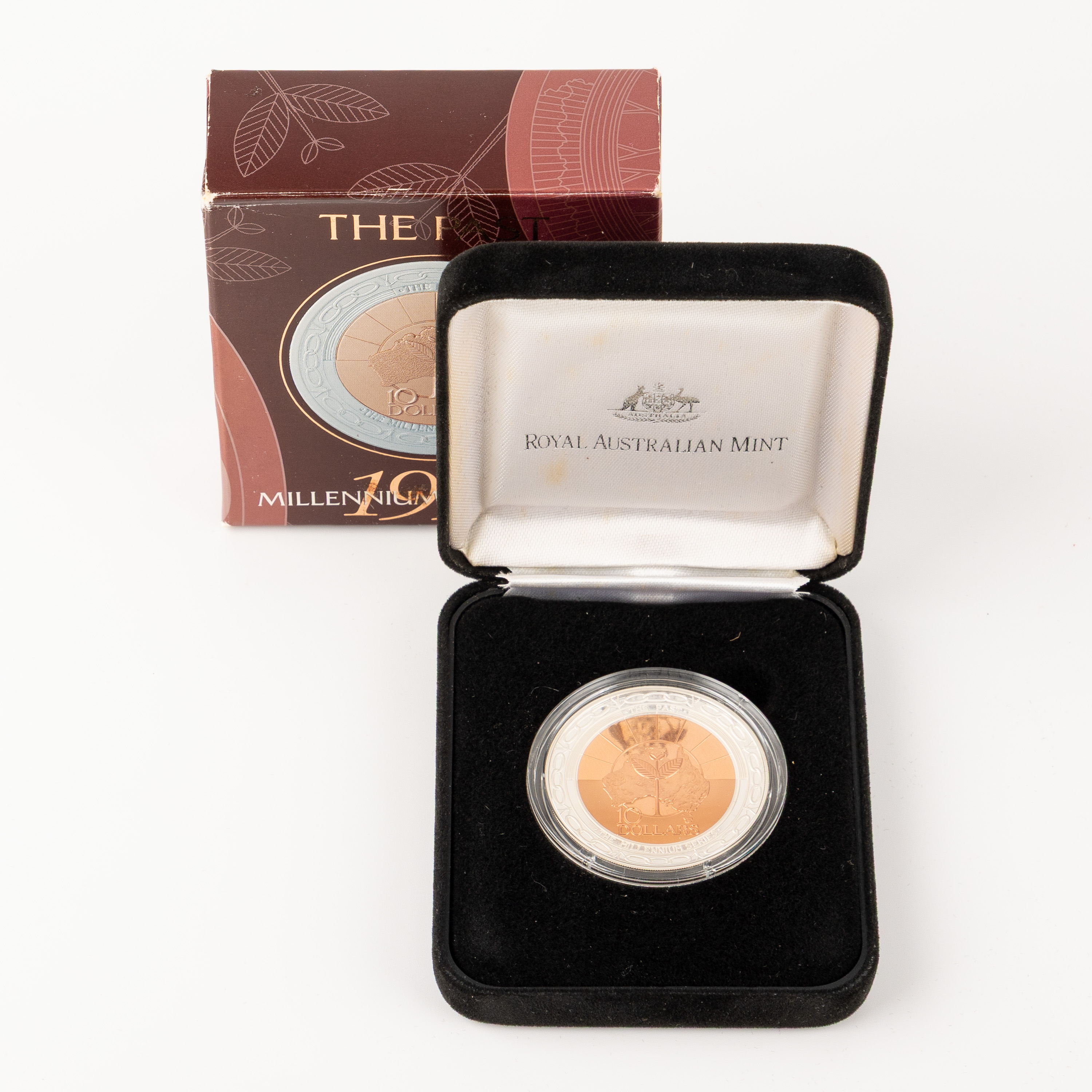 Millennium Coin Series - The Past - Silver Proof, Ten Dollars, 1999