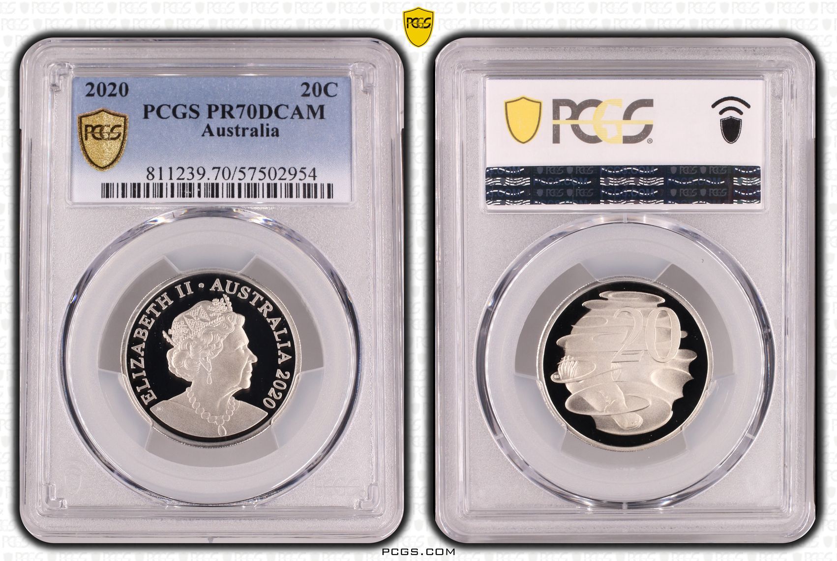 Twenty Cent, 2020, PR70DCAM