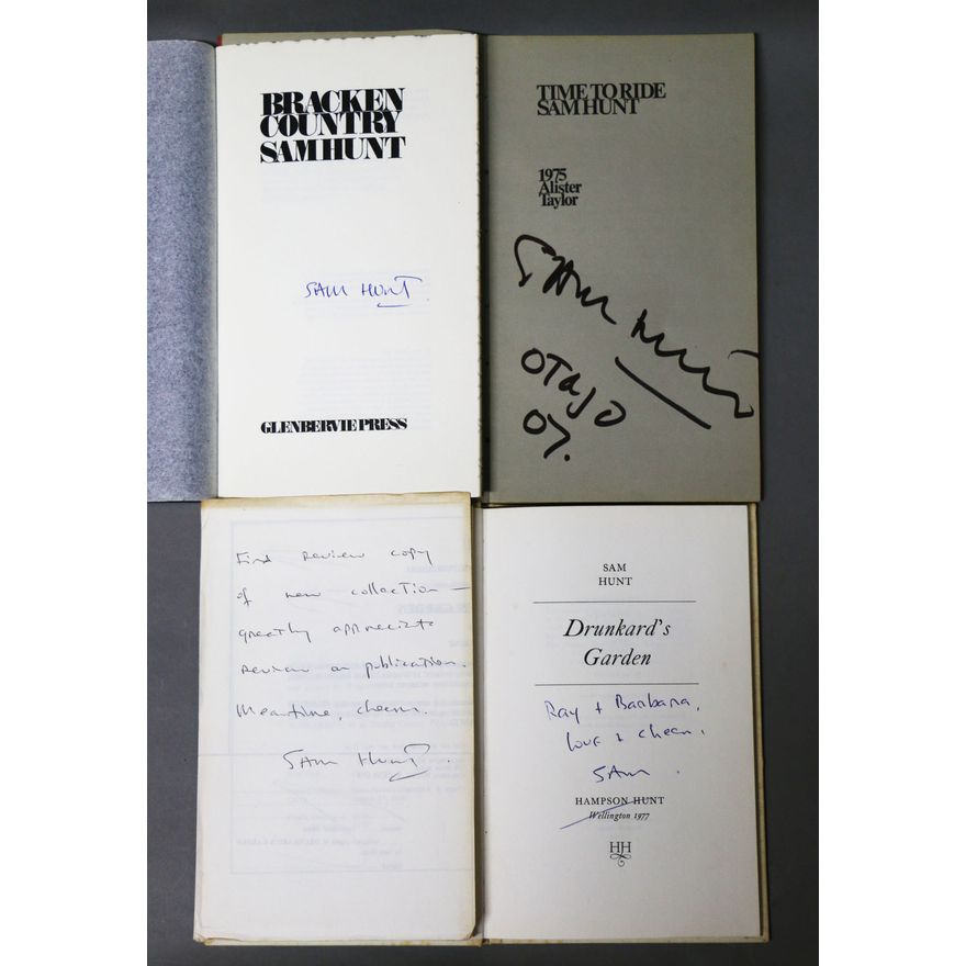 HUNT, SAM [6 volumes, 4 signed]