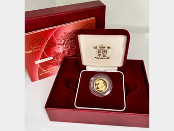 2003 PROOF GOLD HALF SOVEREIGN ELIZABETH II