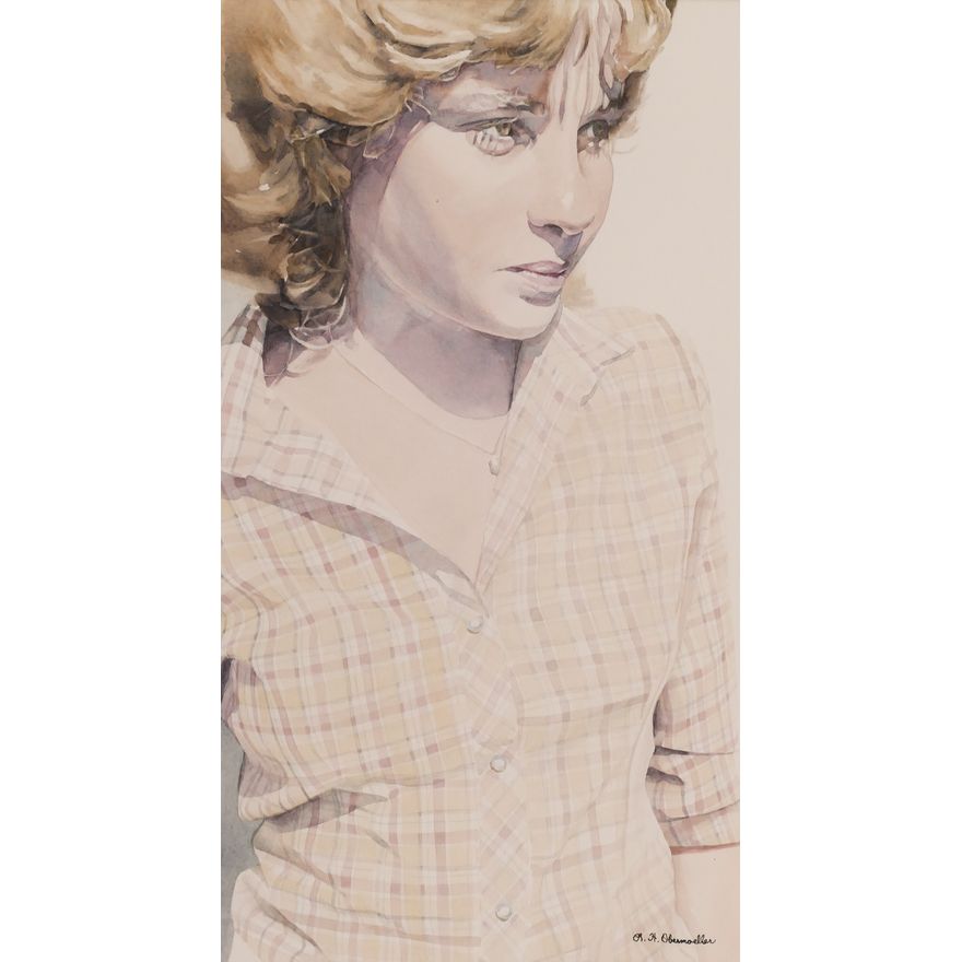 Linda Obermoeller ''Carol'' Watercolor