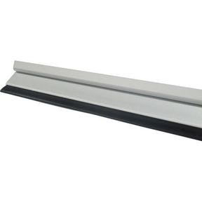 Home Quip Automatic Door Seal - Aluminium Silver - With Rubber Strip BENT