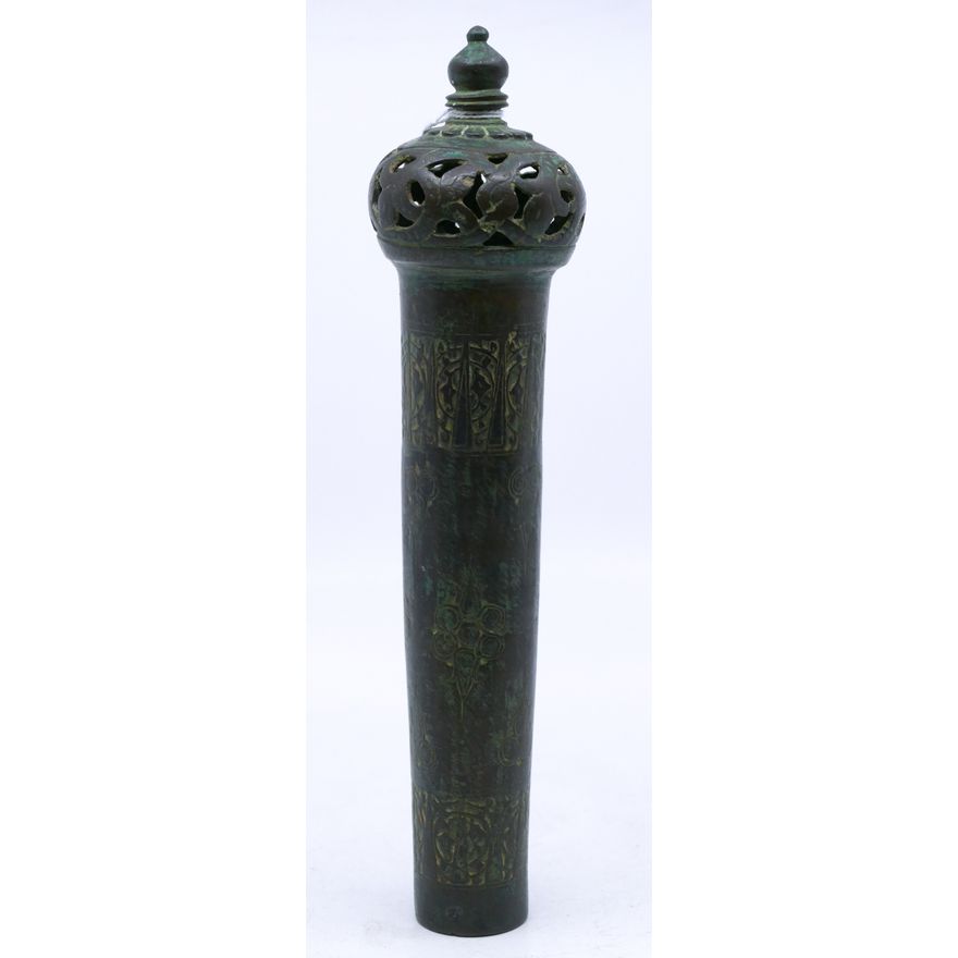 Ancient Persian Bronze Sprinkler Handle 9''