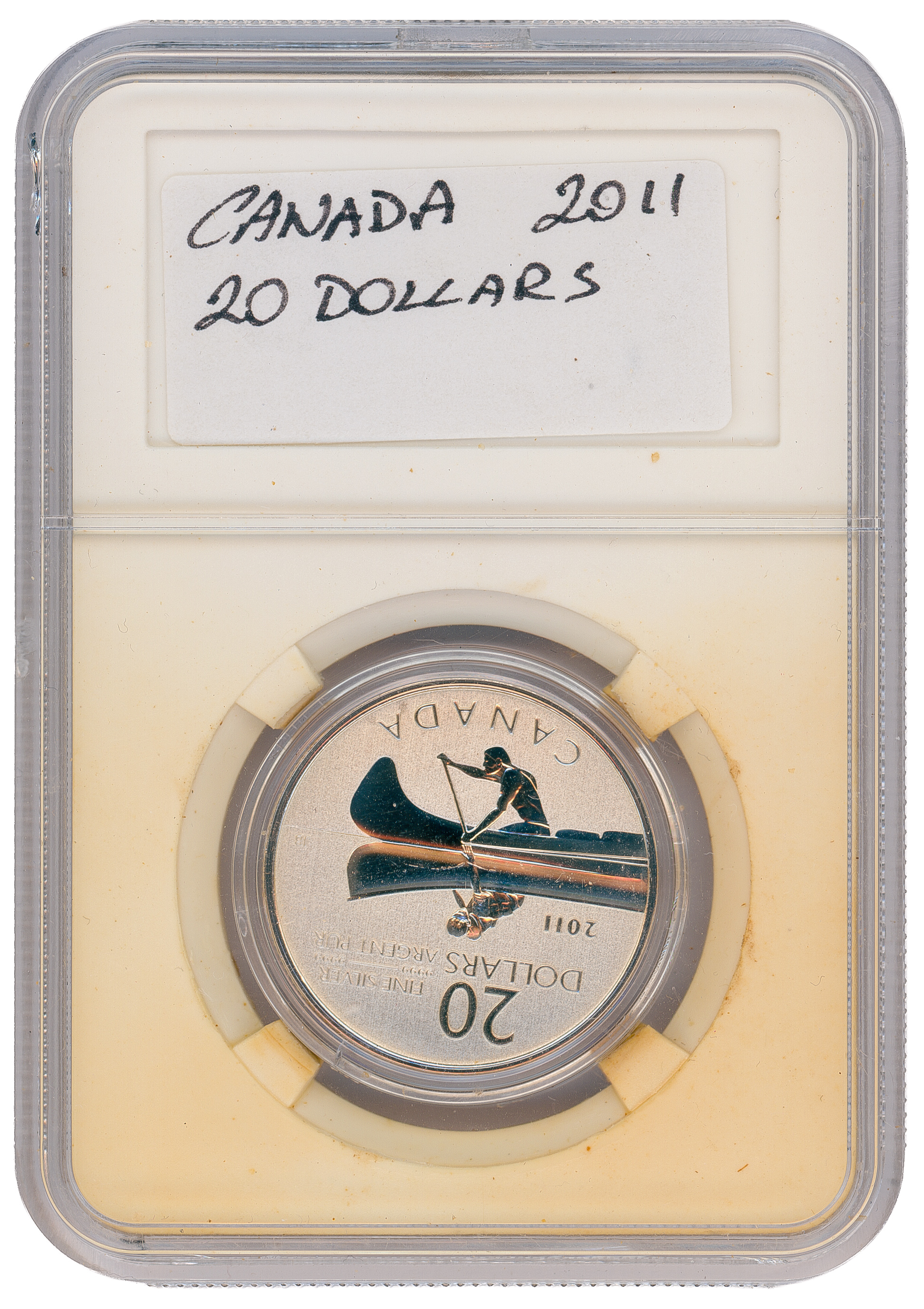 Canada, Silver, Argent Pur, Twenty Dollars, 2011,