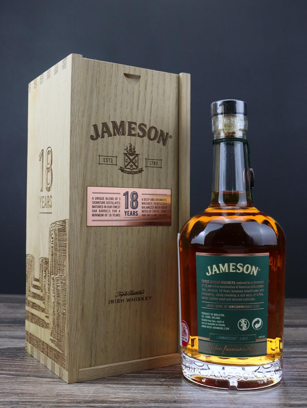 Jameson 18 years – Whiskey irlandais Jameson