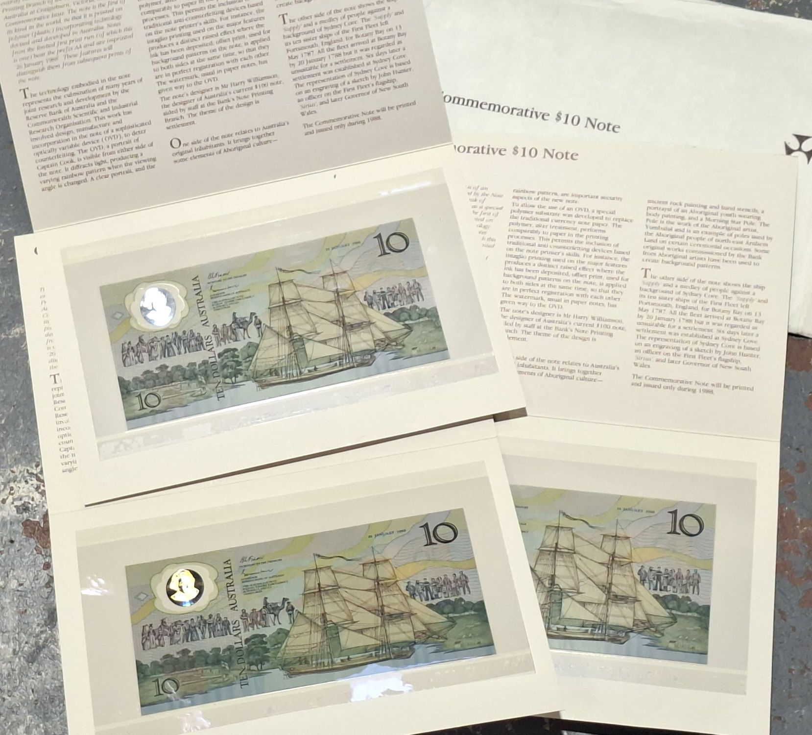 Commemorative $10 Notes