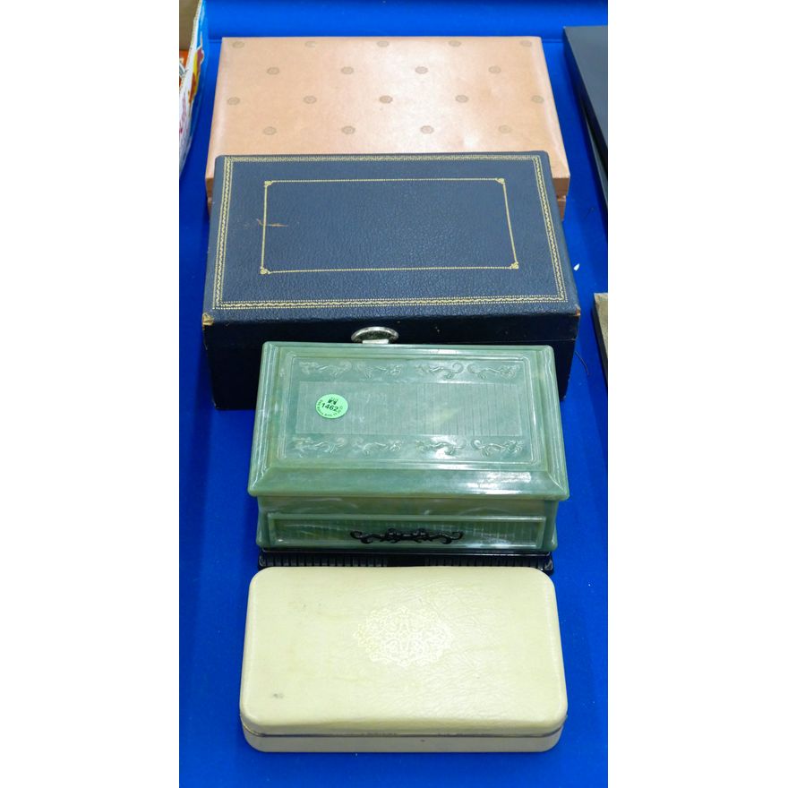 4pc Vintage Jewelry Boxes with Contents