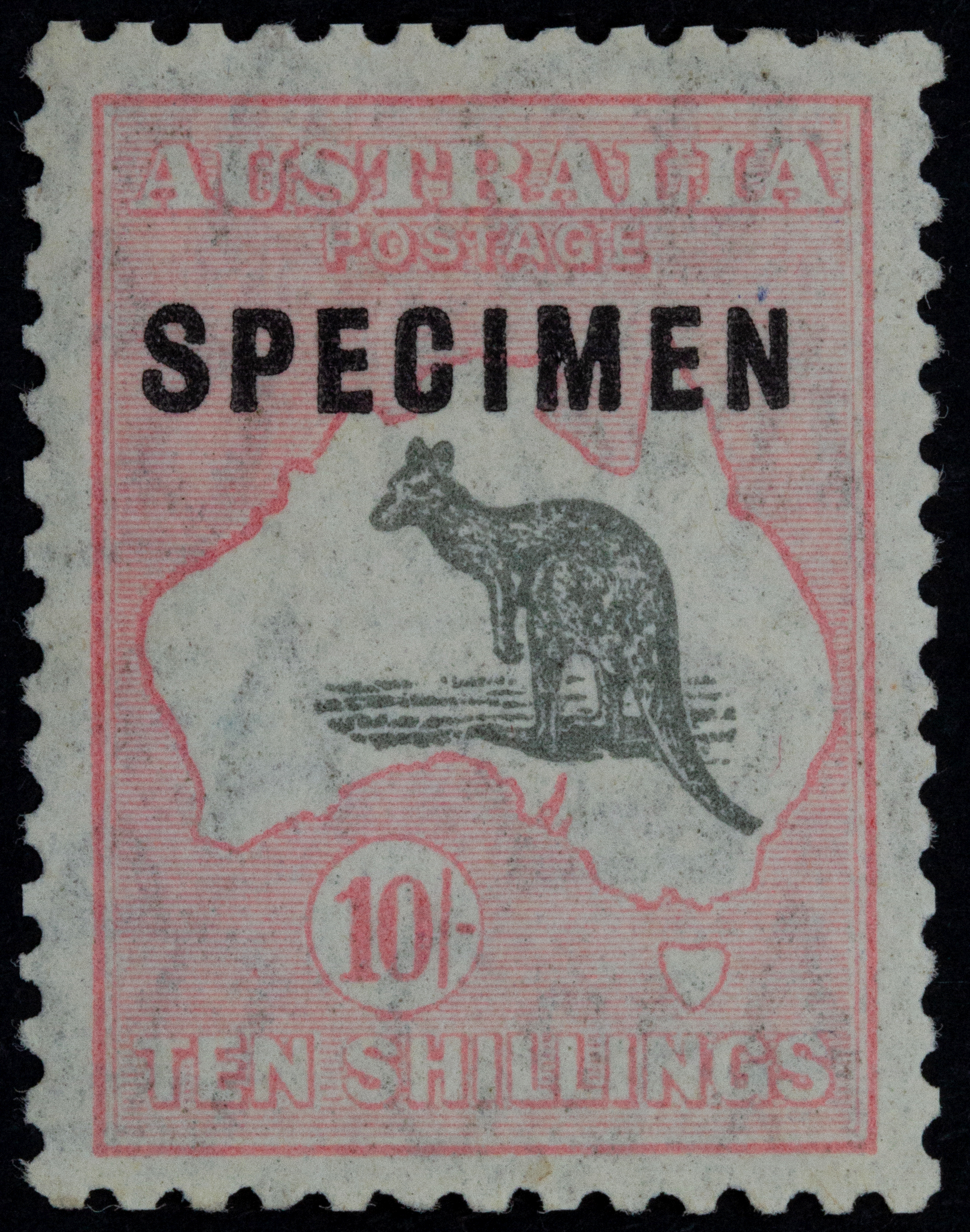 415 · C of A Watermark Type C Specimen, Ten Shillings, 1932, Fine