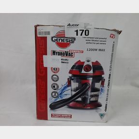 VERIMARK - GENESIS - HYDROVAC COMPACT WATER FILTRATION VACUUM CLEANER