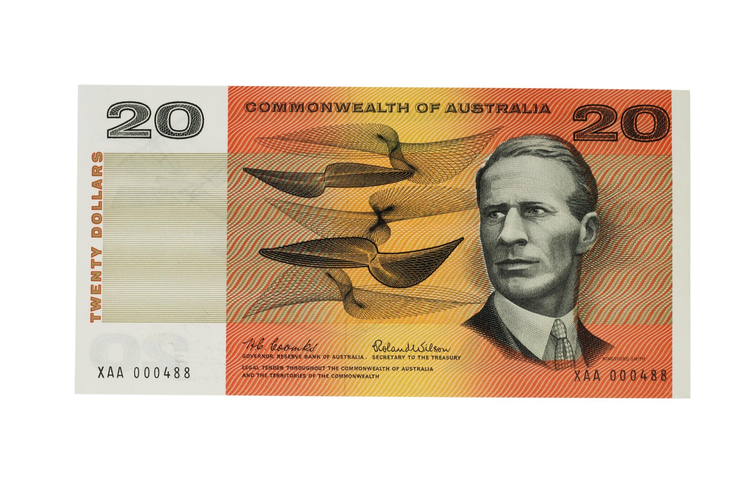 2242. · Coombs/Wilson, Twenty Dollars, 1966, UNC