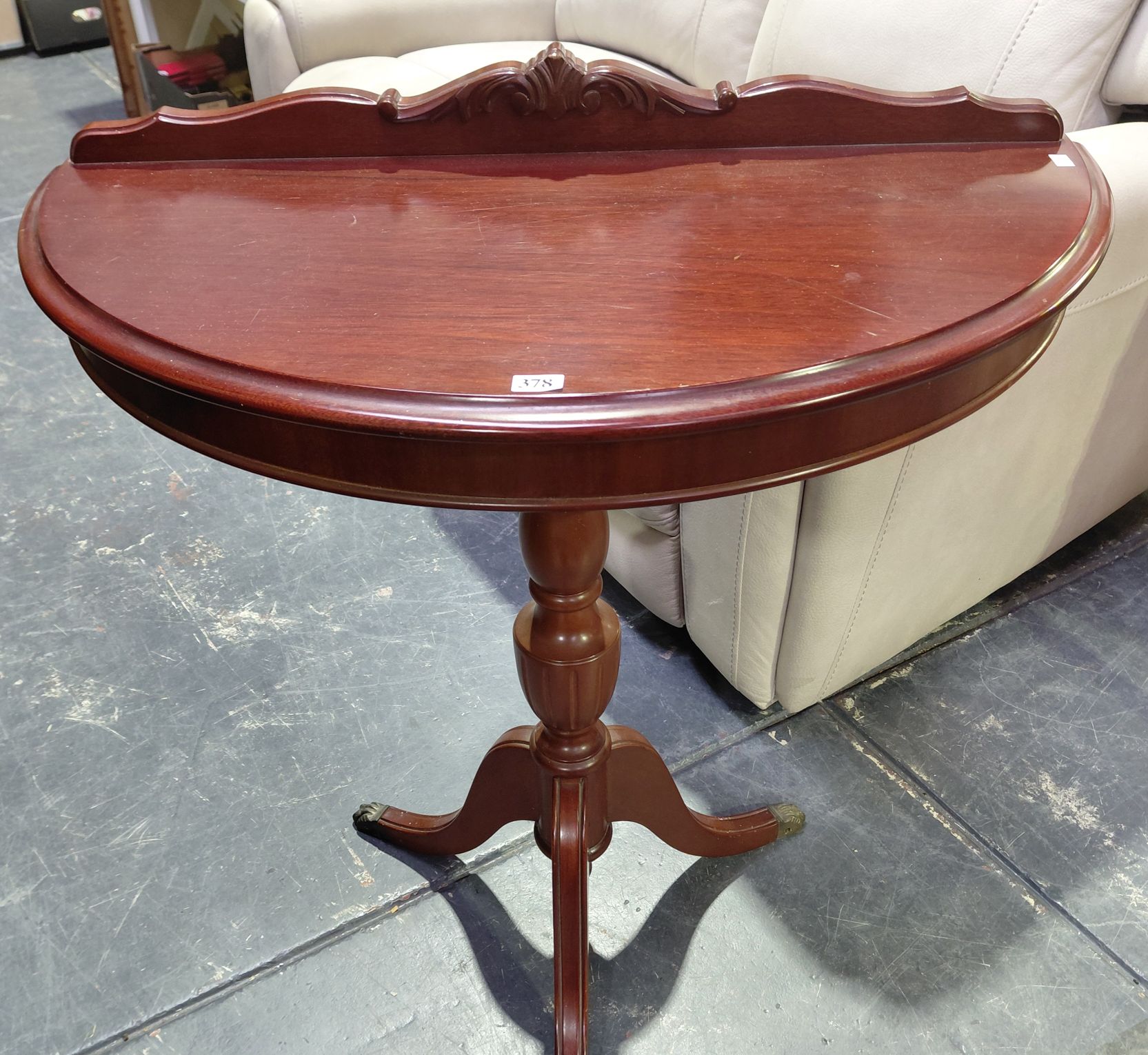 378 · DEMI-LUNE HALL TABLE