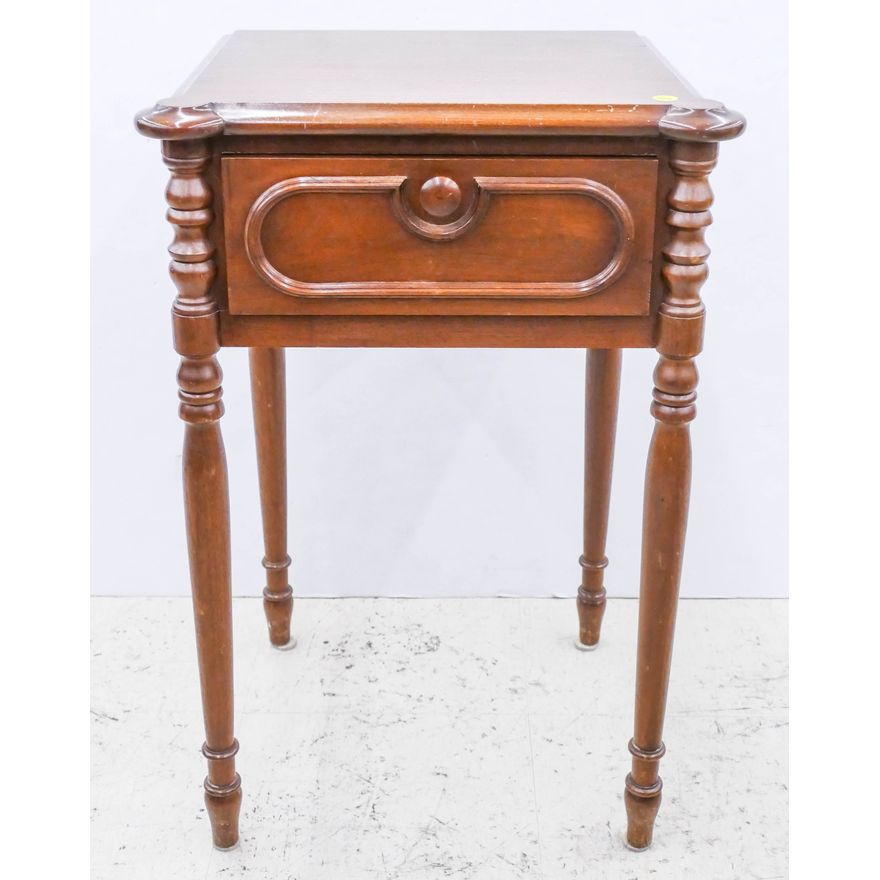 Vintage Cherry Side Table- 28x18''