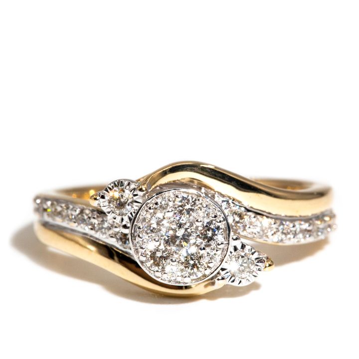 0.30 Carat Diamond 9ct Gold Ring,