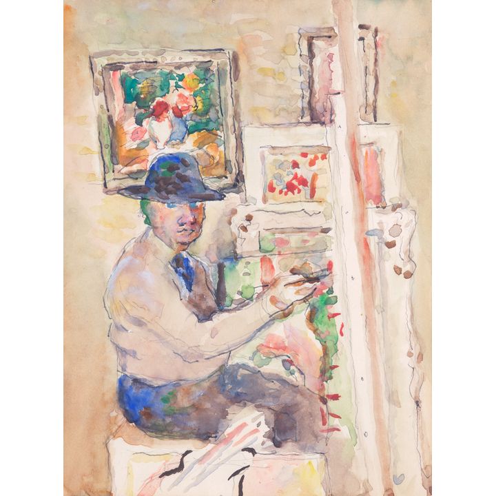 Francis McCracken 'The Artist at the Easel'
