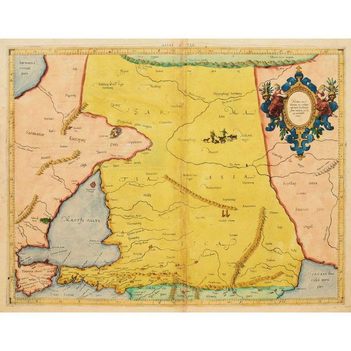 Gerard Mercator | Asiae II Tab/Medius meridianus…