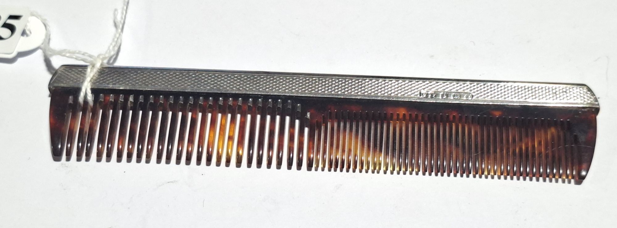 Art Deco Sterling Silver Comb