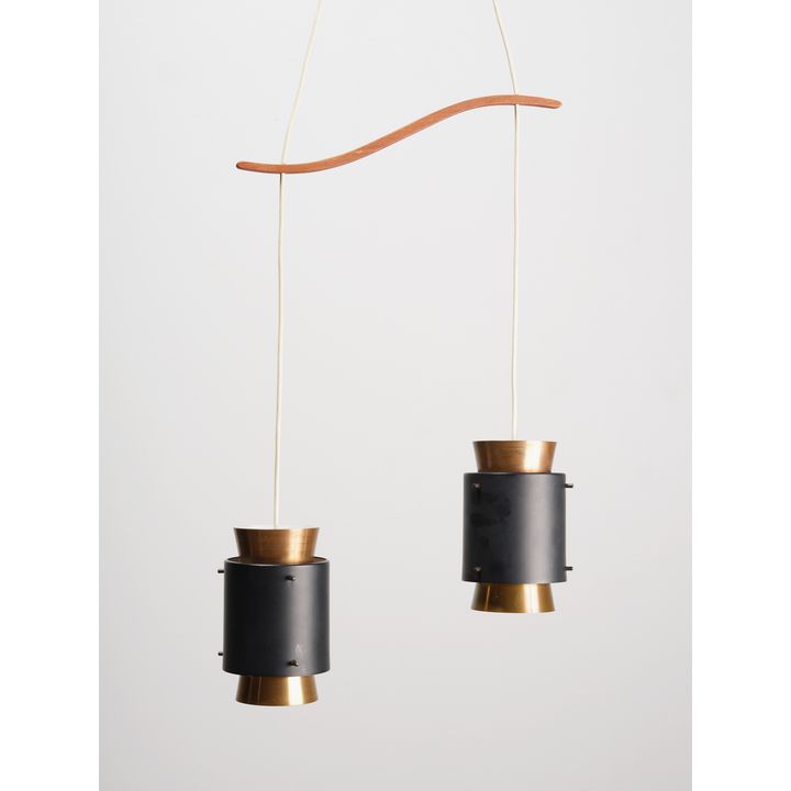 Jo Hammerborg for Fog and Morup, Denmark - A pair of ‘Tunika’ pendant lamps