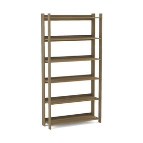 Platina Brown High Bookcase - incomplete/parts damaged