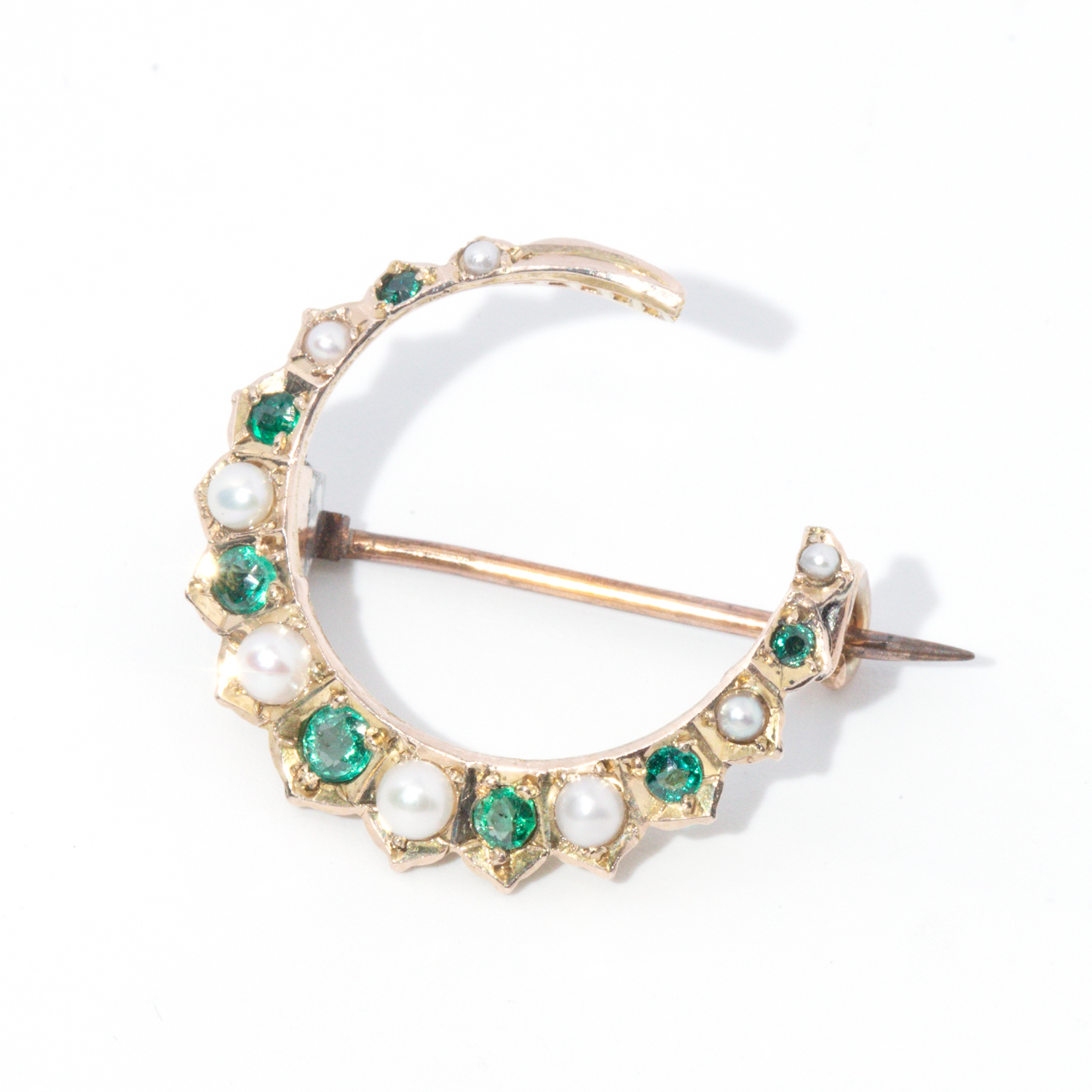15ct Gold Antique Pearl Brooch