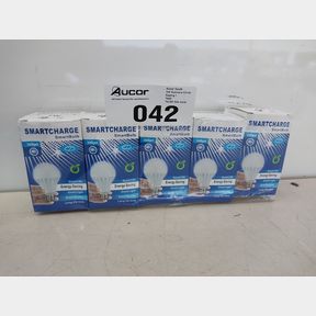 MEGA LOADSHEDDING RECHARGEABLE LED LIGHT BULB - COOL WHITE - 5 PACK