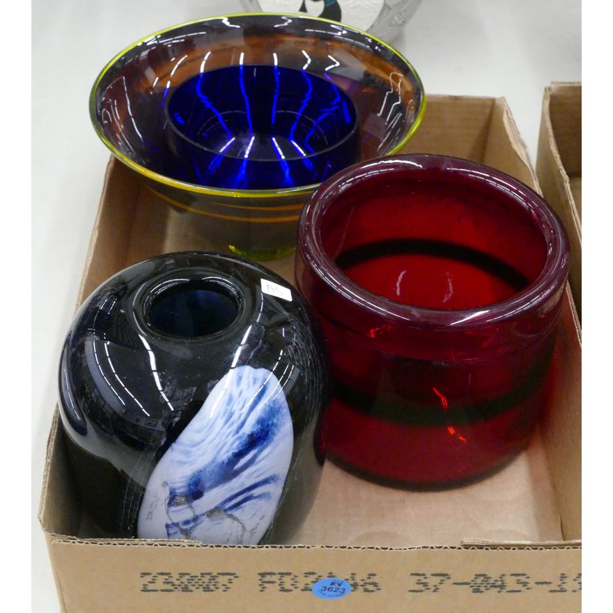 Box 4pc Studio Glass