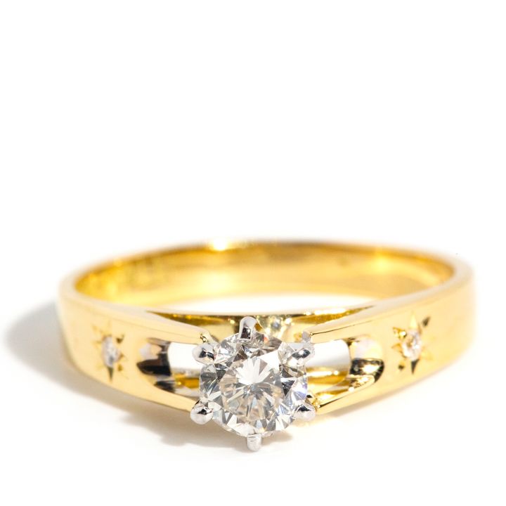 0.30 Carat Diamond Ring 18 Carat Gold,