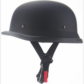 XX-LARGE GERMAN STYLE MOTORCYCLE HELMET,ADULT HALF HELMET OPEN FACE DOT APPROVED, MOTORCYCLE CRUISER SCOOTER COOL HELMET