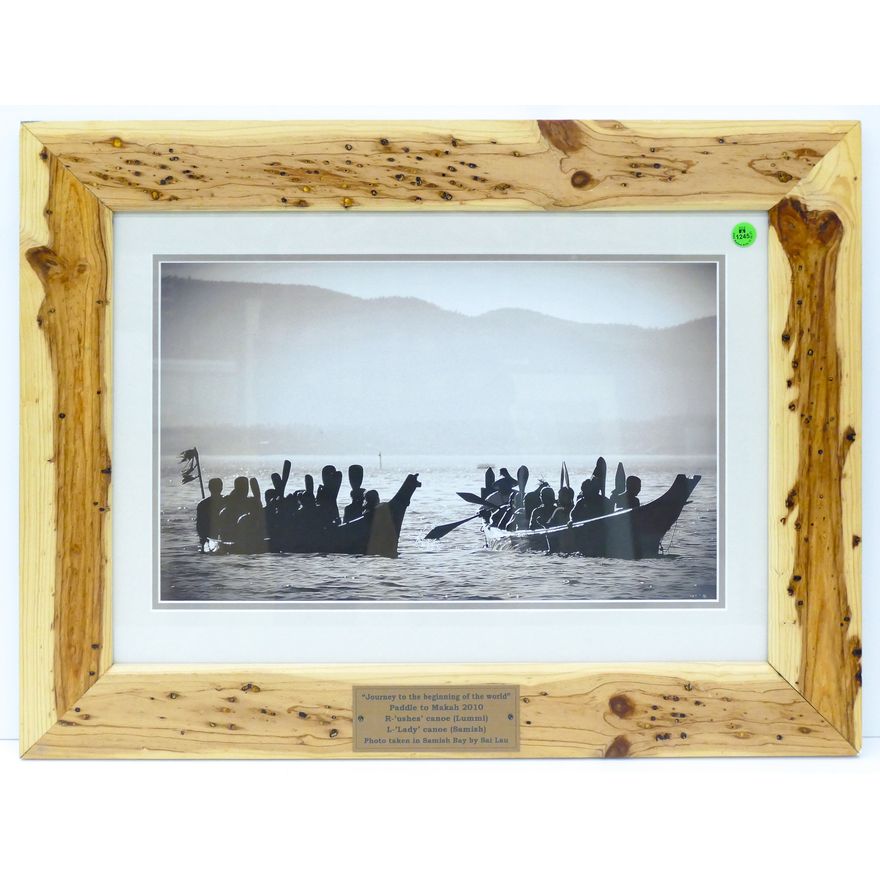 Makah ''Journey to the Beginning of the World'' Framed Photo 19''x25''
