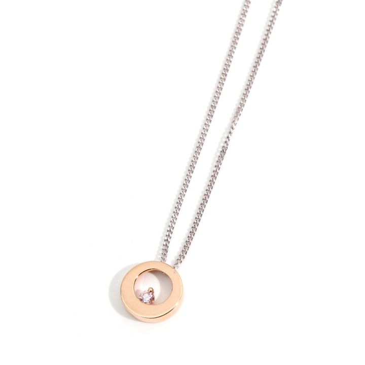 Pink Diamond Pendant