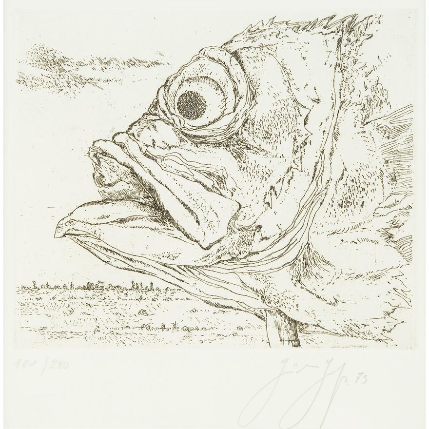 Günther Grass | Fischkopf, 1973
