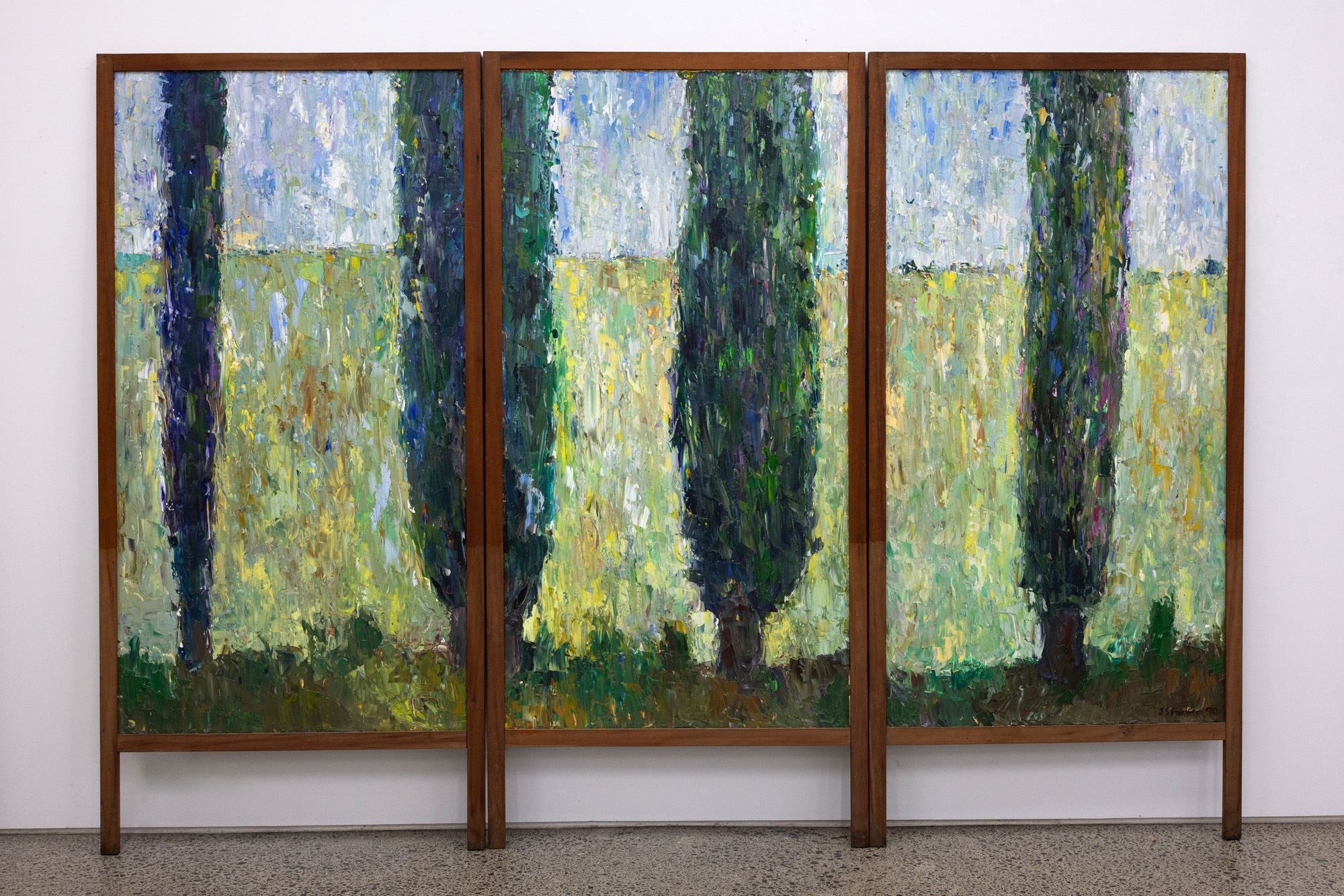 John Shotton Parker 'Untitled, Landscape' — sold at auction in New Zealand for $7,500