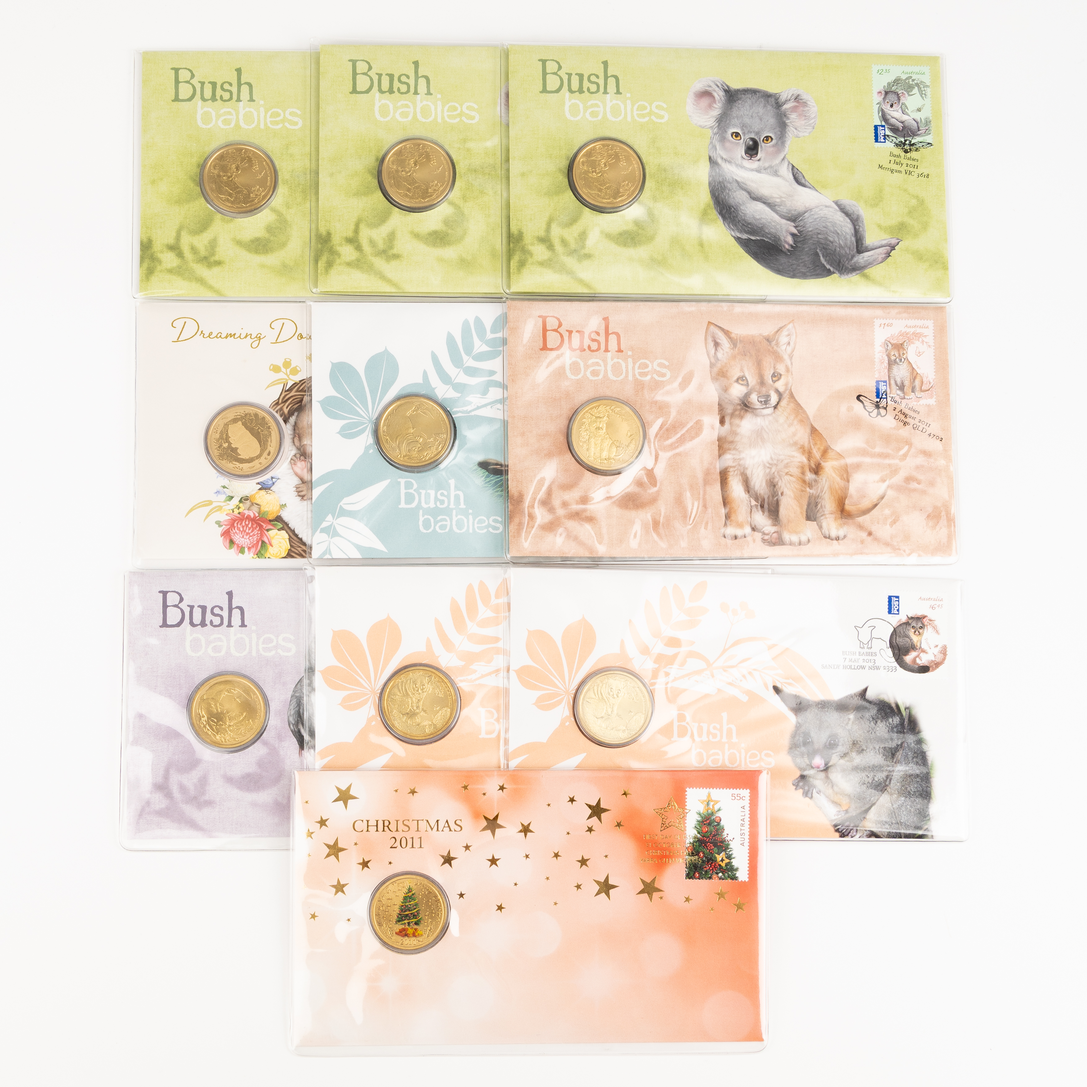 Elizabeth II, Various, One Dollar, 2011 - 2021, UNC