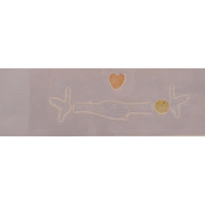 Mireille Kramer S/N Embossed Serigraph- 15x25'' framed