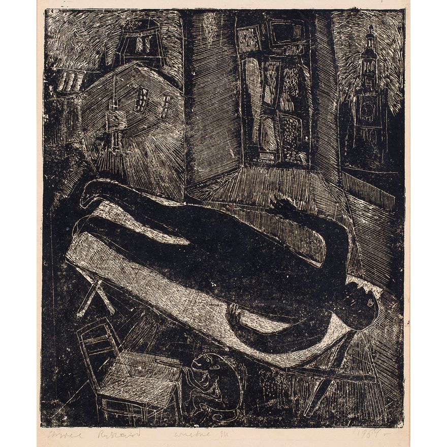 Ryszard Stryjec | Wnętrze, z cyklu "Wnętrza", 1961