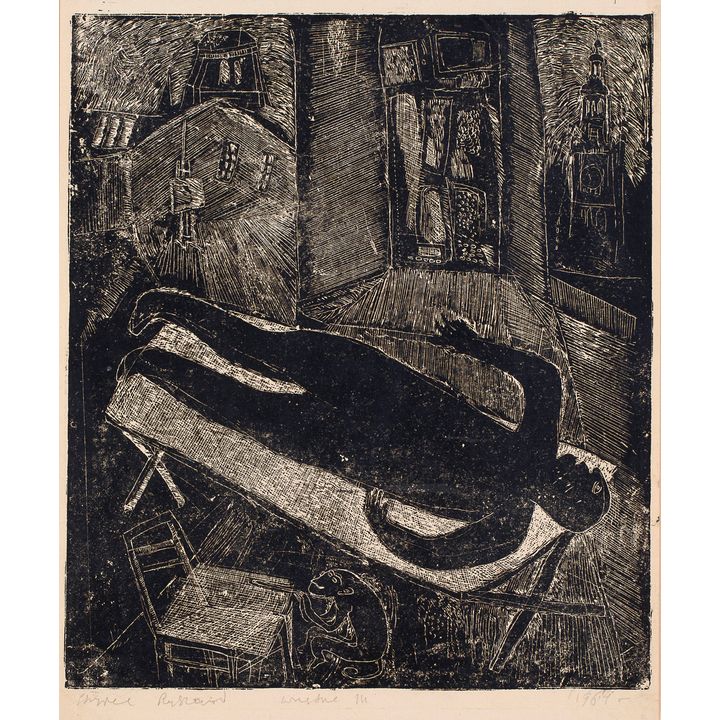 Ryszard Stryjec | Wnętrze, z cyklu "Wnętrza", 1961