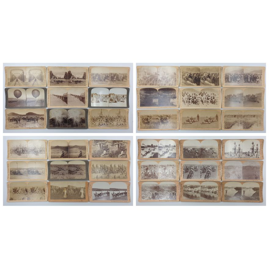 Stereograph Cards - Boer War (x36)