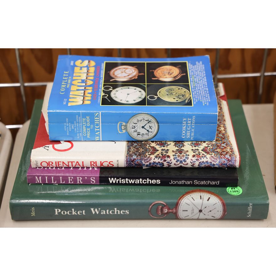 Stack 4pc Watch Reference Books