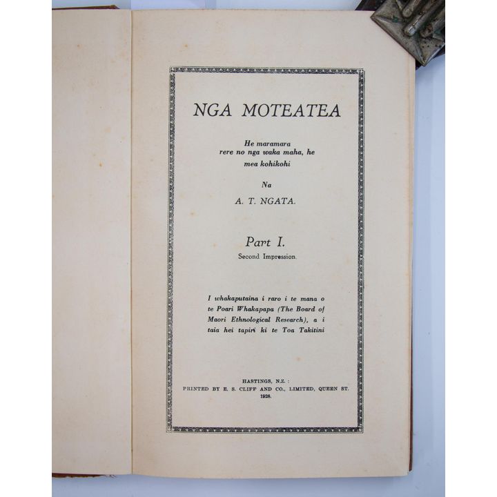 NGATA, A.T - Nga Moteatea.