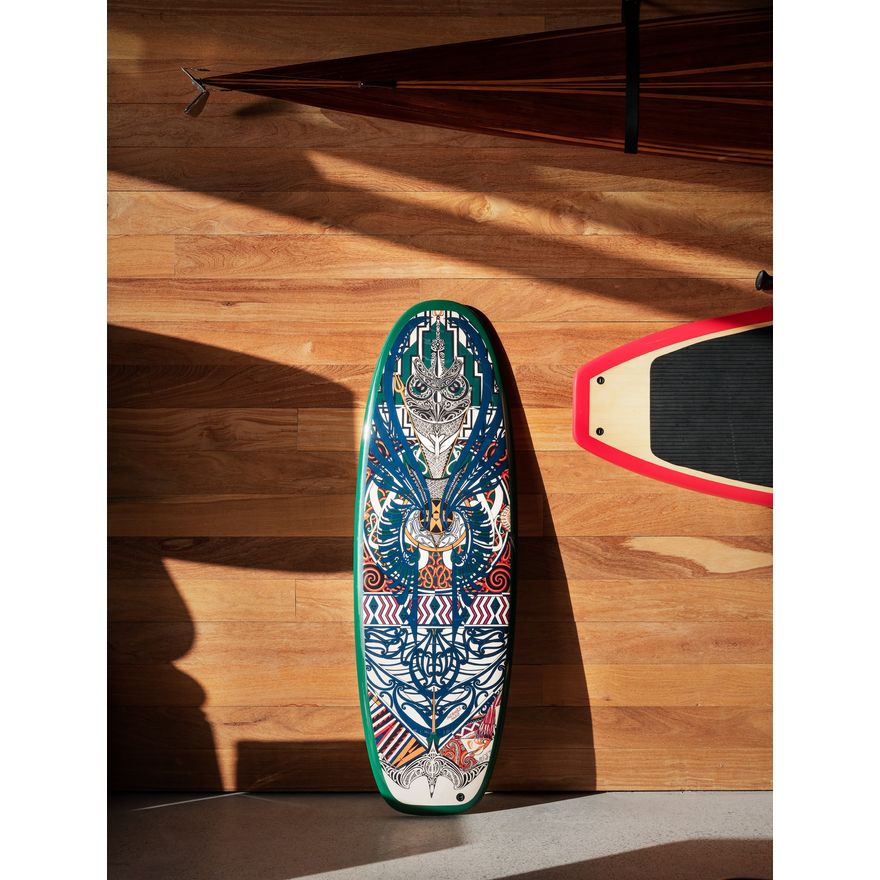 Hermès ‘Kawa Ora’ surfboard designed by Te Rangitu Netana