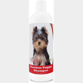 16 OZ HEALTHY BREEDS YORKSHIRE TERRIER TEARLESS PUPPY DOG SHAMPOO 16 OZ